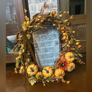 Autumn Harvest Pumpkin Wreath